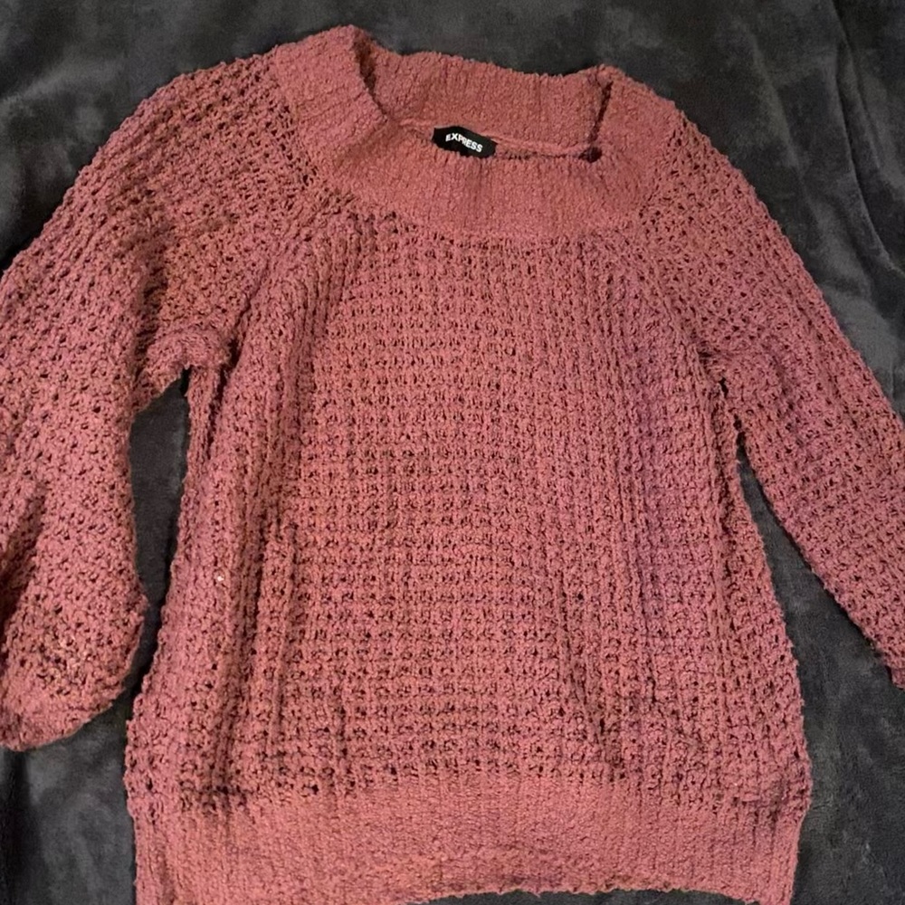 Express balloon oversized sweater